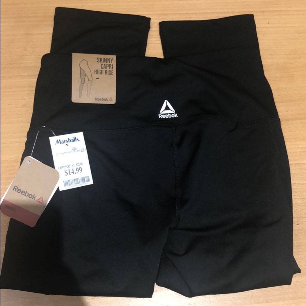 Reebok skinny Capri high rise